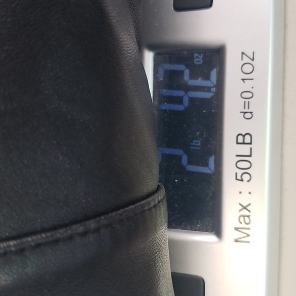 Alfani Outerwear Womens M Black Buttery Soft Pieced Leather Button-Front Coat - Picture 8 of 8